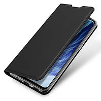 Шкіряний чохол книжка Duc Ducis для Oppo A73 з візитницею (Чорний)