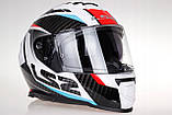 Мотошолом LS2 FF800 FF800 STORM 2 Racer Blue Red   ECE2206, фото 6