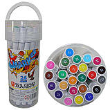 Скетч-маркери - Двосторонні в наборі, 507-24, 24 кольору, фото 2