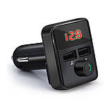 FM трансмітер модулятор для авто USB ретранслятор для смартфона від прикурювача Передавач Car FM player G16, фото 2