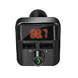 FM трансмітер модулятор для авто USB ретранслятор для смартфона від прикурювача Передавач Car FM player G16, фото 3