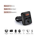FM трансмітер модулятор для авто USB ретранслятор для смартфона від прикурювача Передавач Car FM player G16, фото 7