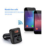 FM трансмітер модулятор для авто USB ретранслятор для смартфона від прикурювача Передавач Car FM player G16, фото 8