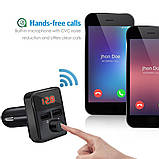 FM трансмітер модулятор для авто USB ретранслятор для смартфона від прикурювача Передавач Car FM player G16, фото 9