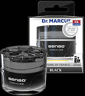 Ароматизатор Dr.Marcus (Освіжувач повітря в машину) Senso Deluxe - гелевий на панель _Black