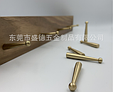 Скандинавський однотонний латунний гачок для одягу, меблевий, фото 3