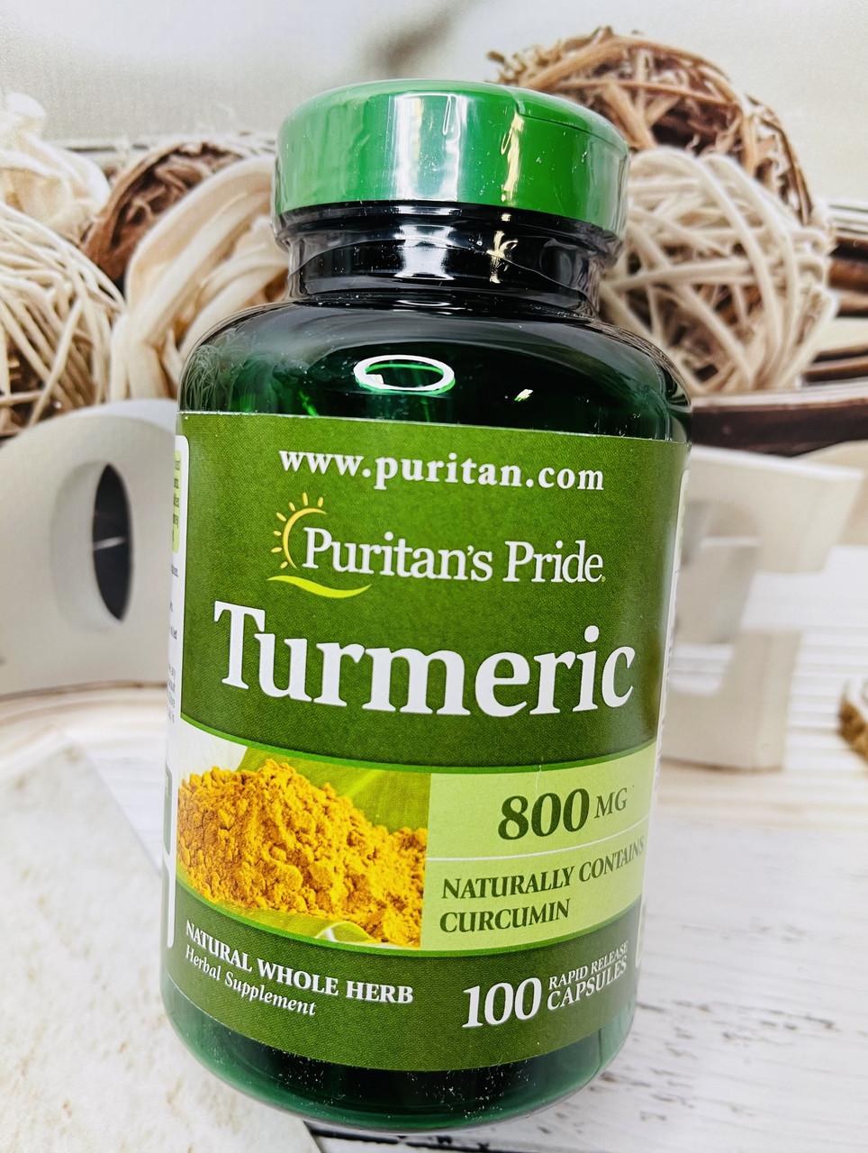 Куркума природний антибіотик PURITAN'S PRIDE Turmeric Curcumin