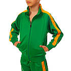 Костюм спортивний дитячий Zelart Dress LD-581 зріст 145-155 см (32) Green-Yellow, фото 2