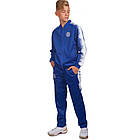 Костюм спортивний дитячий Zelart Dress Chelsea Челсі LD-6112T-QEX зріст 125-135 см (26) Blue-White, фото 2