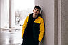 Демісезонна Куртка "Temp" бренду Intruder (жовта - чорна), фото 4