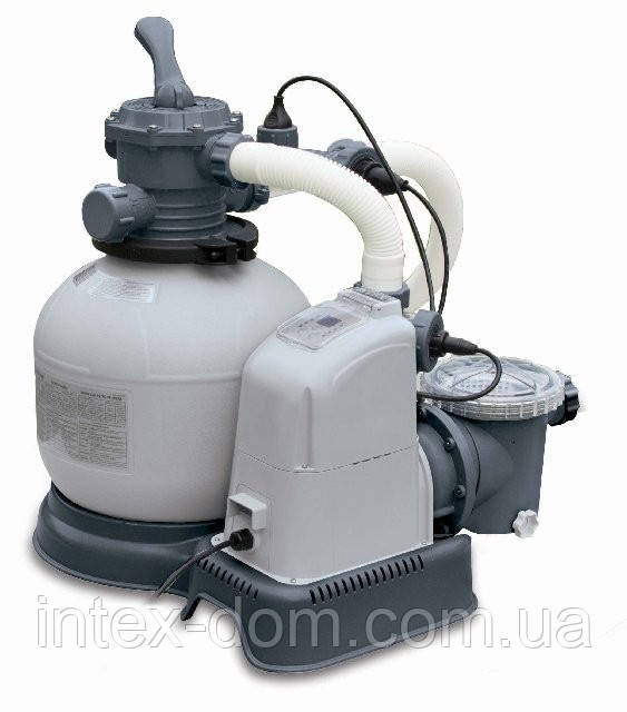 Пісочний фільтруючий насос+хлорогенератор Intex Sand Filter Pump 56678 київ