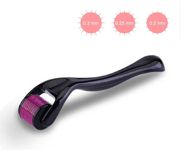 Мезороллер, роллер для лица. Самомассаж, дермароллер. Иголки 0.3 мм (ID ...