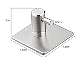 Гачок для ванної кімнати або кухню, сатин 4 шт., фото 2