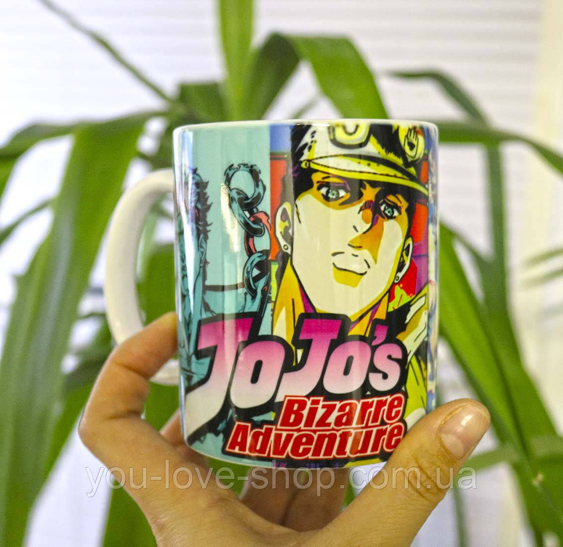 Чашка 330мл ДжоДжо "Bravery-2" / JoJo's Bizarre Adventure, фото 1