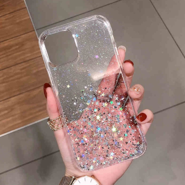 Блискучий чохол з срібною фольгою Xiaomi Mi 10 Lite