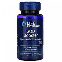 Бустер супероксиддизмутазы, SOD Booster, Life Extension, 30 вегетарианских капсул