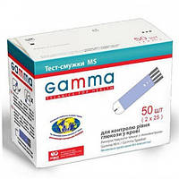 4 упаковки-Тест-полоски Гамма Gamma MS, 50 шт,05.05.2023 г.