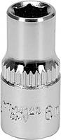 Головка торцева шестигранна 1/4" М6 YATO 25 мм