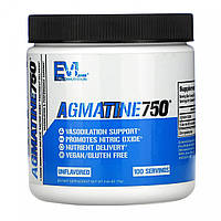 Агматин 750, без ароматизаторов, Agmatine 750, Unflavored, EVLution Nutrition, 75 г