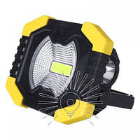 LED Прожектор 5W COB 120Lm + 100Lm (сбоку) 6500 K IP44 жовто-чорний/LMP78 LEMANSO