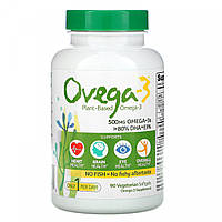 Омега-3 на растительной основе, Plant-Based Omega-3, Ovega-3, 90 вегетарианских мягких капсул