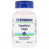 Добавка для здоровья ног, Youthful Legs, Life Extension, 60 мягких таблеток