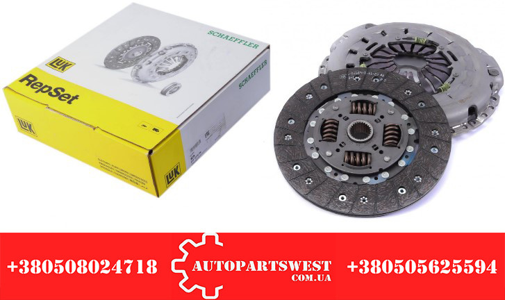 Комплект зчеплення VW Crafter 2.5TDI (06-16) 65-120 кВт (TIPTRON) (d = 240 мм) LUK 624 3310 09
