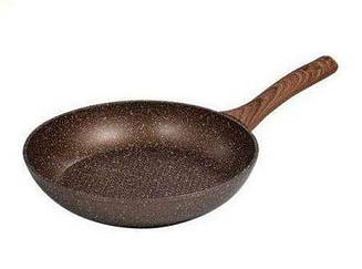 Сковорода з мармуровим покриттям VISSNER без кришки 26 см Brown Колір коричневий 7558-26