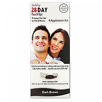 Перманентна фарба для волосся для чоловіків і жінок, темний коричневий, 28 Day Touch Ups, Medium Brown,