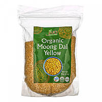 Органический желтый монг дал, Organic Moong Dal Yellow, Jiva Organics, 908 г