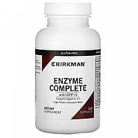 Пищеварительные ферменты, Enzyme Complete With DPP-IV, Kirkman Labs, 120 капсул