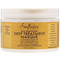 Сырое масло ши, маска для глубокого лечения, Raw Shea Butter, Deep Treatment Masque, SheaMoisture, 340 г