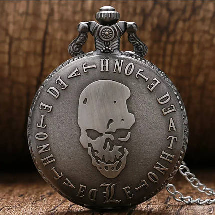 Кишенькові чоловічий годинник на ланцюжку Death Note Зошит Смерті, фото 2