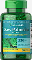 Со Пальметто стандартизованный экстракт, Saw Palmetto Standardized Extract, Puritan's Pride, 320 мг, 60 капсул