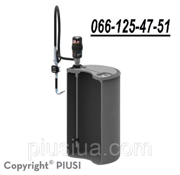 Станція для роздачі масла з бочки з кран-лічильником 21 л/хв PIUSI OIL DRUM KIT 200 3.5 W/O METER