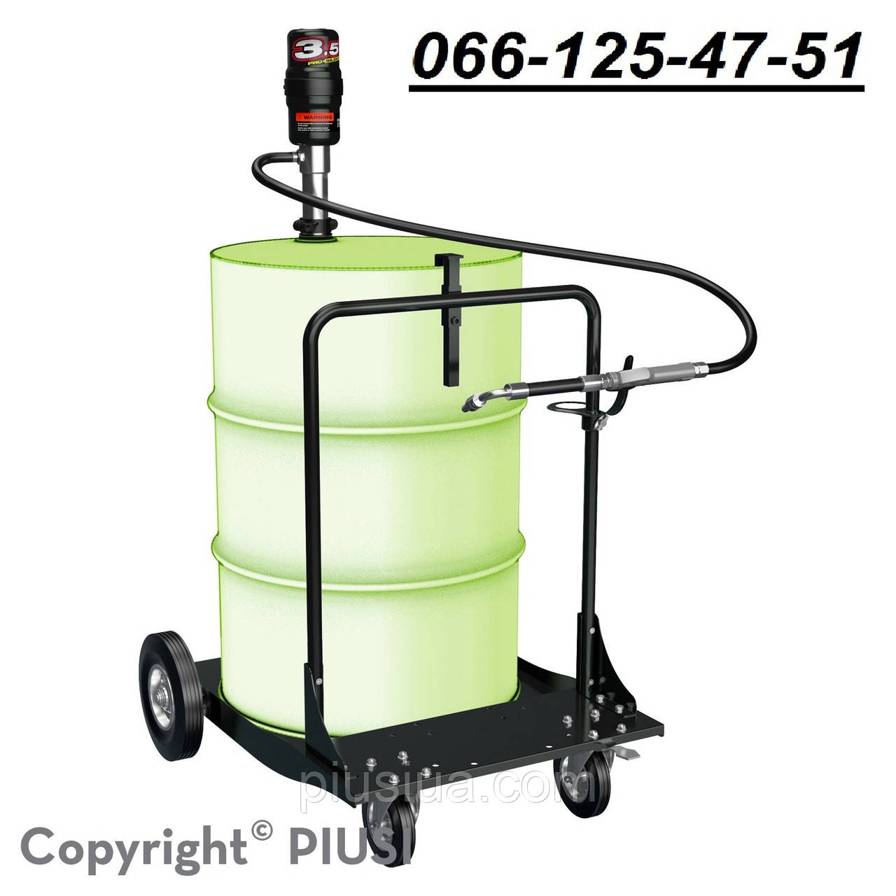 Станція для роздачі масла на колесах PIUSI OIL CART KIT 3.5