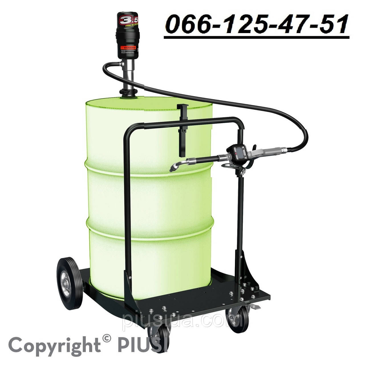 Встановлення для роздавання олив на візку PIUSI OIL CART KIT 3.5 METER
