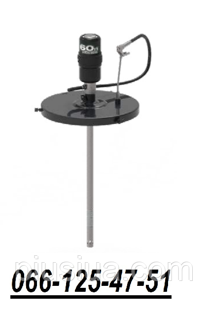 Пневматичний нагнітач мастила 60:1 Piusi GREASE DRUM KIT 200 (для бочки 180-200 кг) без притискного диска