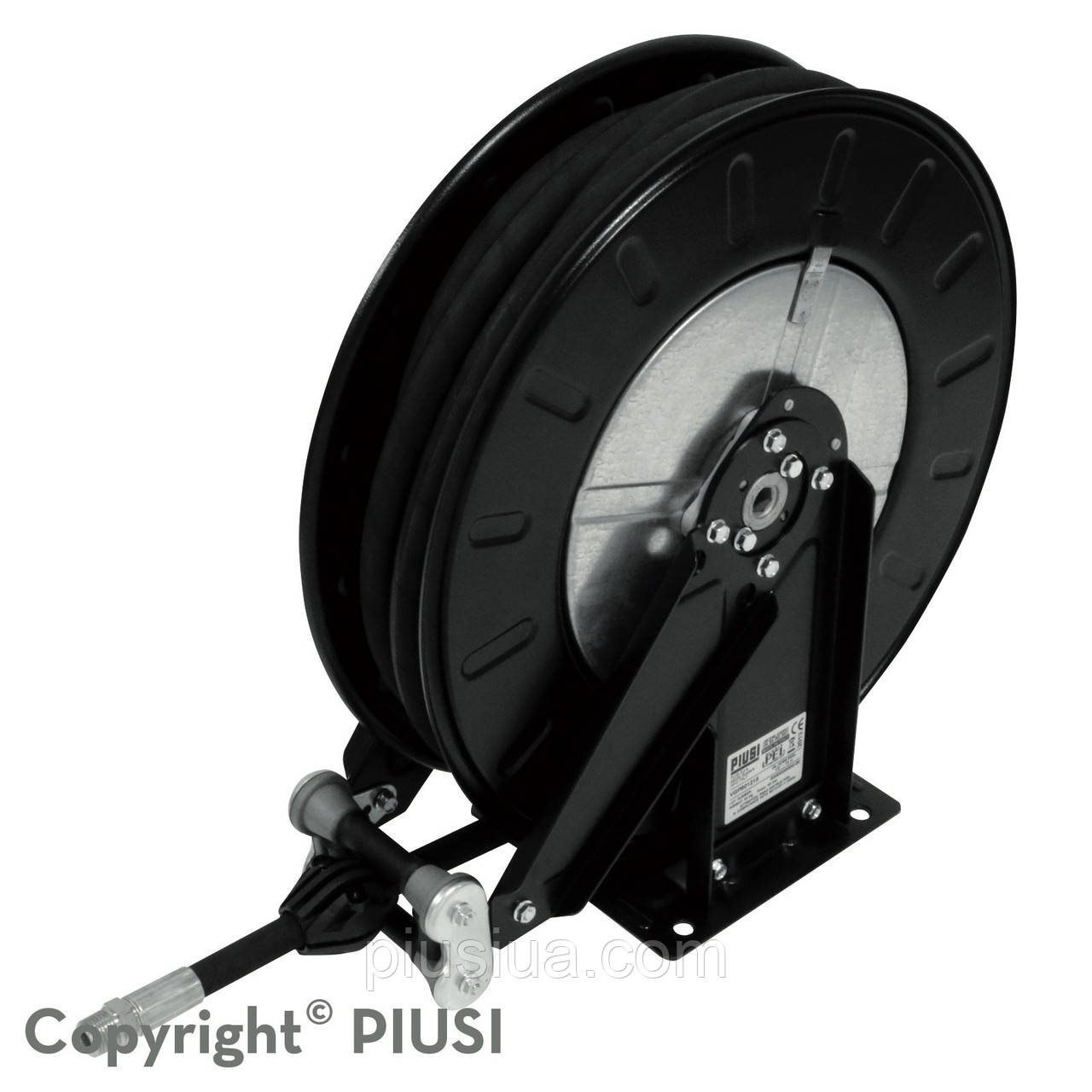 Барабан з автоматичним змотуванням рукави для масла PIUSI OPEN HOSE REEL 1/2"+15MT HOSE SMALL