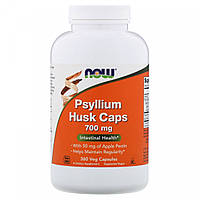 Шелуха семян подорожника, Psyllium Husk, Now Foods, 700 мг, 360 вегетарианских капсул