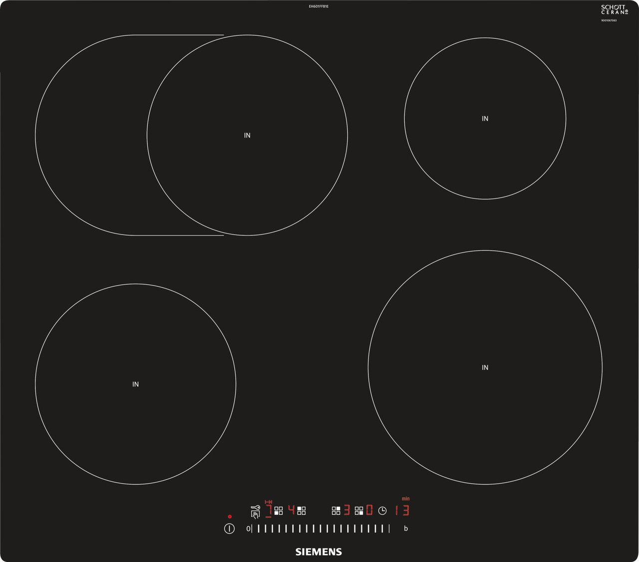 Варочна поверхня електрична Siemens EH601FFB1E, фото 1