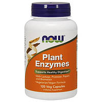 Энзимы Now Foods Plant Enzymes пищеварительные ферменты 120 капсул