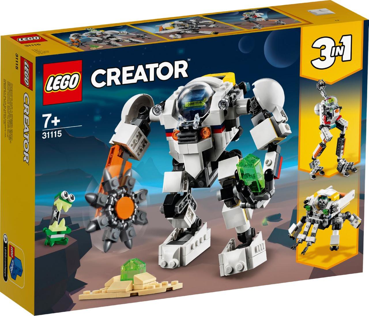 Lego Creator Космічний робот для гірських робіт 31115