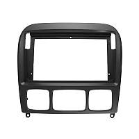 Переходная рамка 9" Lesko Mercedes-Benz S W220 1998-2005 (BE 026N) Black Мерседес