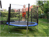 Батут SkyJump 312 см. із захисною сіткою і сходами (Спортивний батут) W_0106, фото 5