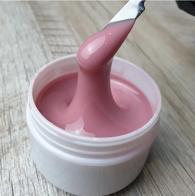 Гель для нарощування нігтів Sweet Nails Latte камуфлюючий натурально рожевий 100 г
