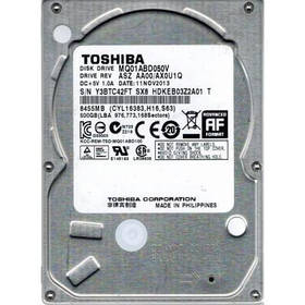 Жесткий диск для ноутбука 2.5" 500GB TOSHIBA (# MQ01ABD050V #)