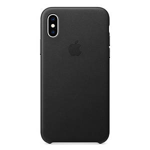 Чехол накладка на iPhone X/XS good Leather Case black