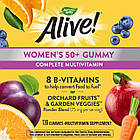 Nature's Way Alive Women's 50+ Gummy Vitamins Mixed Berry смачні вегетаріанські жувальні вітаміни, 130 шт., фото 3