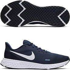 Кросівки чоловічі nike Revolution 5 run синій, фото 3